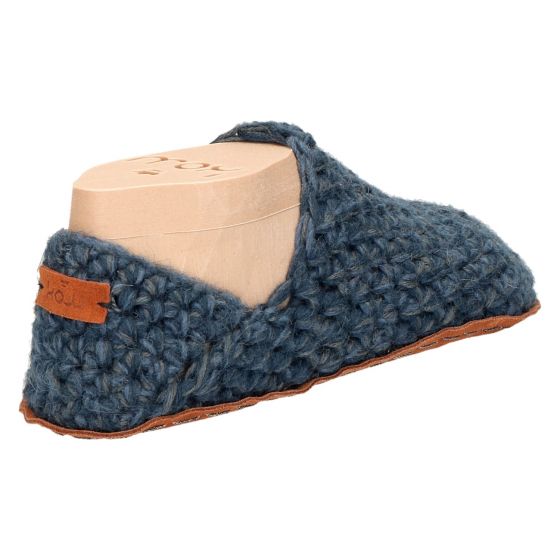 Royal Blue Wool Slippers main image 0