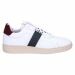 Yucca Cane Sneaker white leather navy trim