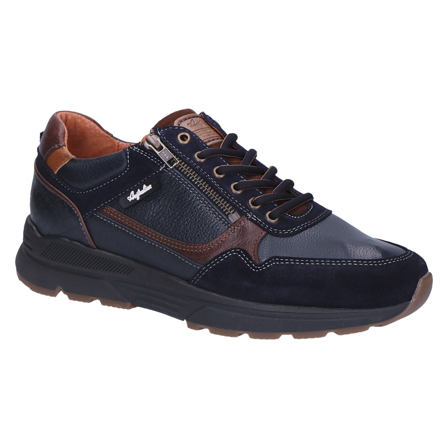 WAVES KEITH CANISIUS SHOEGAZER シューゲイザー Australian Connery Sneaker width K blue cognac brown met
