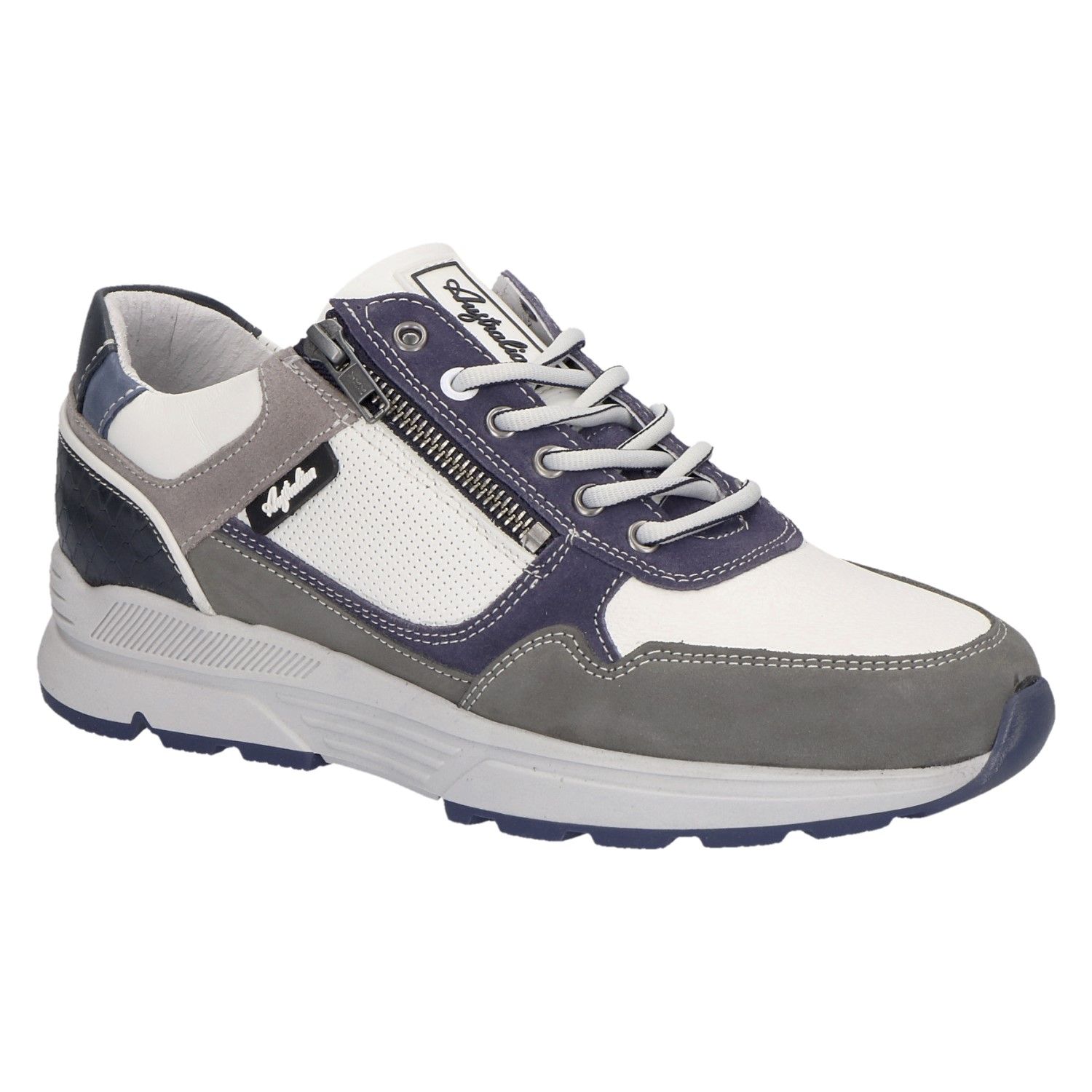 Australian Connery Width white blue grey combi met artikelnummer