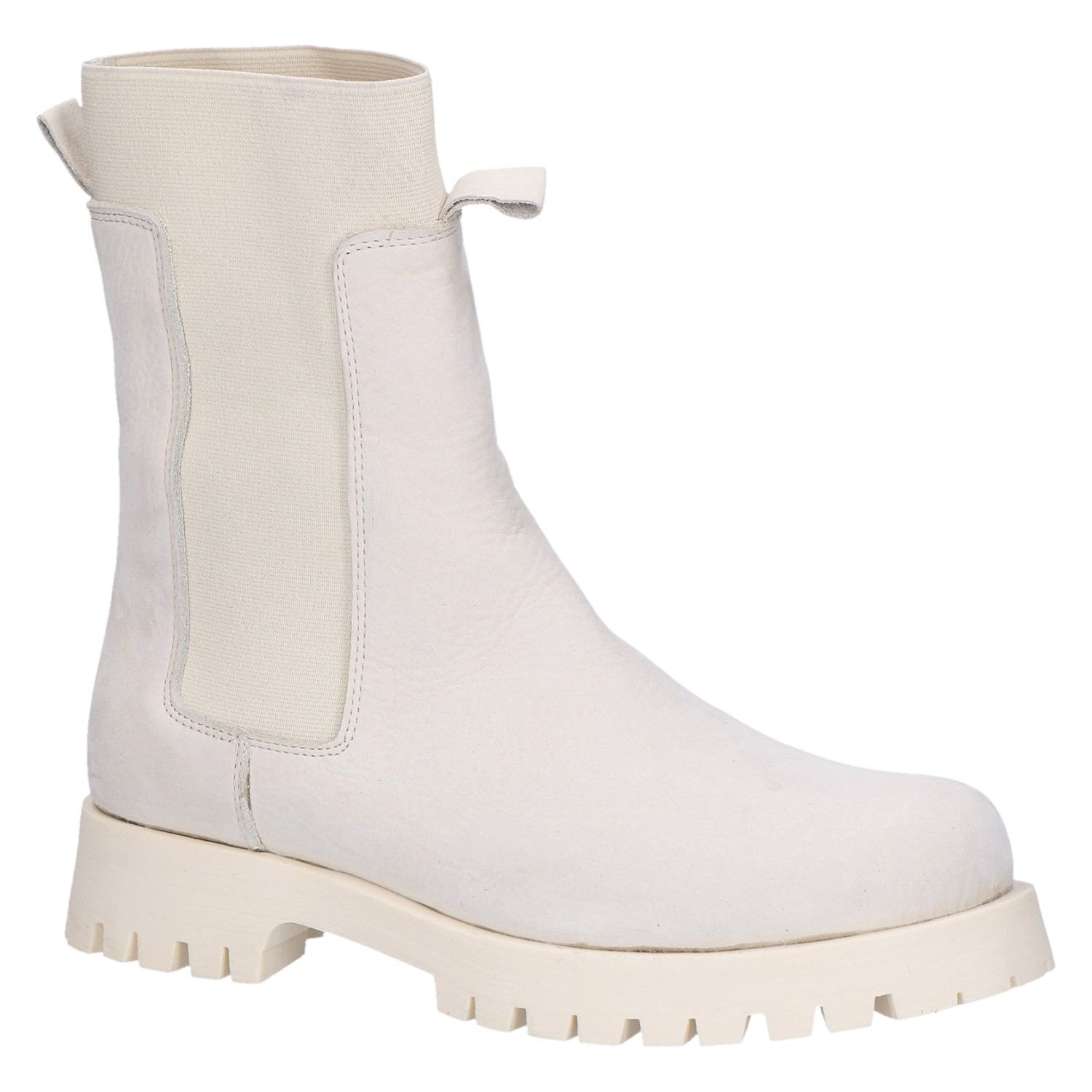 Babouche 1979 Chelseaboot bone nubuk met artikelnummer 1979-bone  verkrijgbaar bij Beurskens schoenmode.