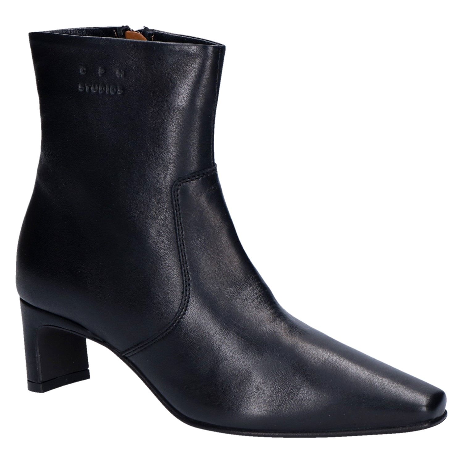 Copenhagen CPH296 Enkellaars leather black 5 cm met artikelnummer