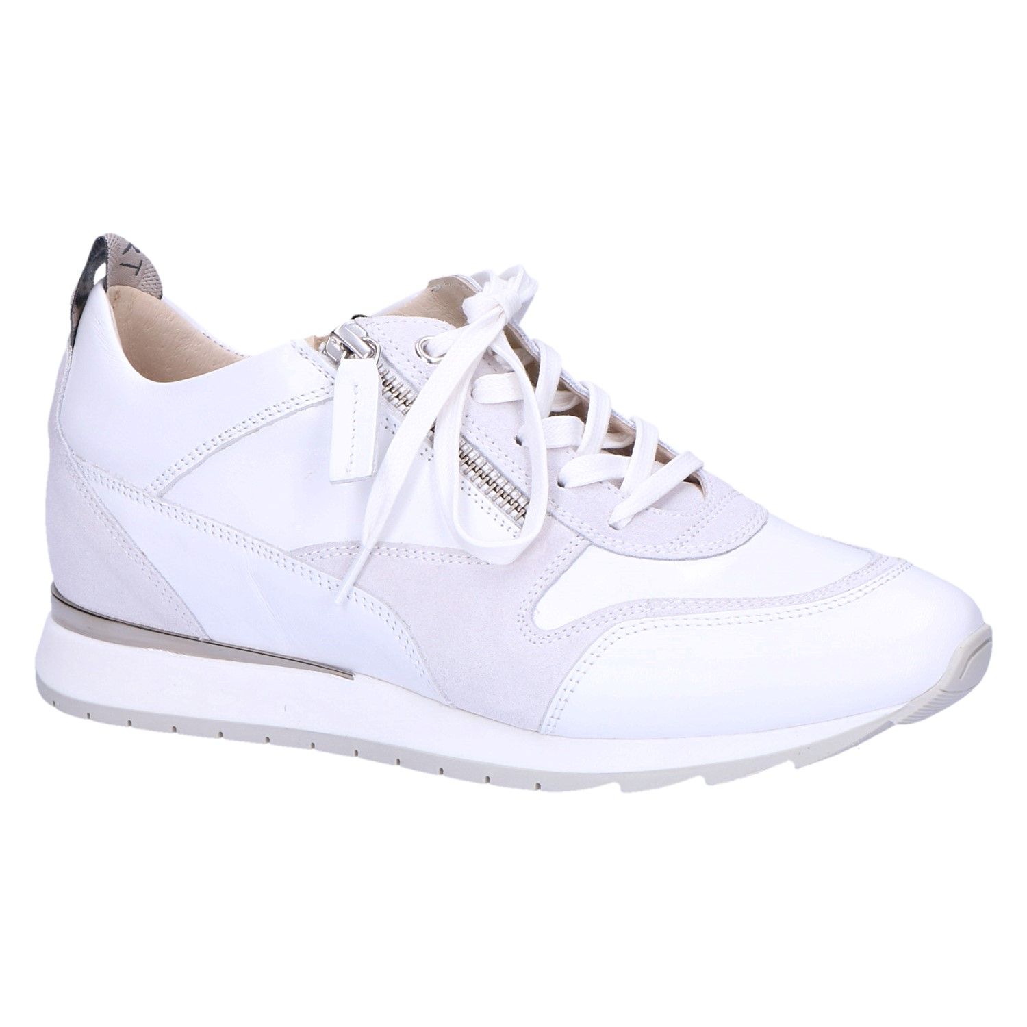 Vader fage Toestemming Staan voor DL Sport 5033 Sneaker wit/lichtgrijs leer/suede met artikelnummer 5033-wit/grijs  verkrijgbaar bij Beurskens schoenmode.