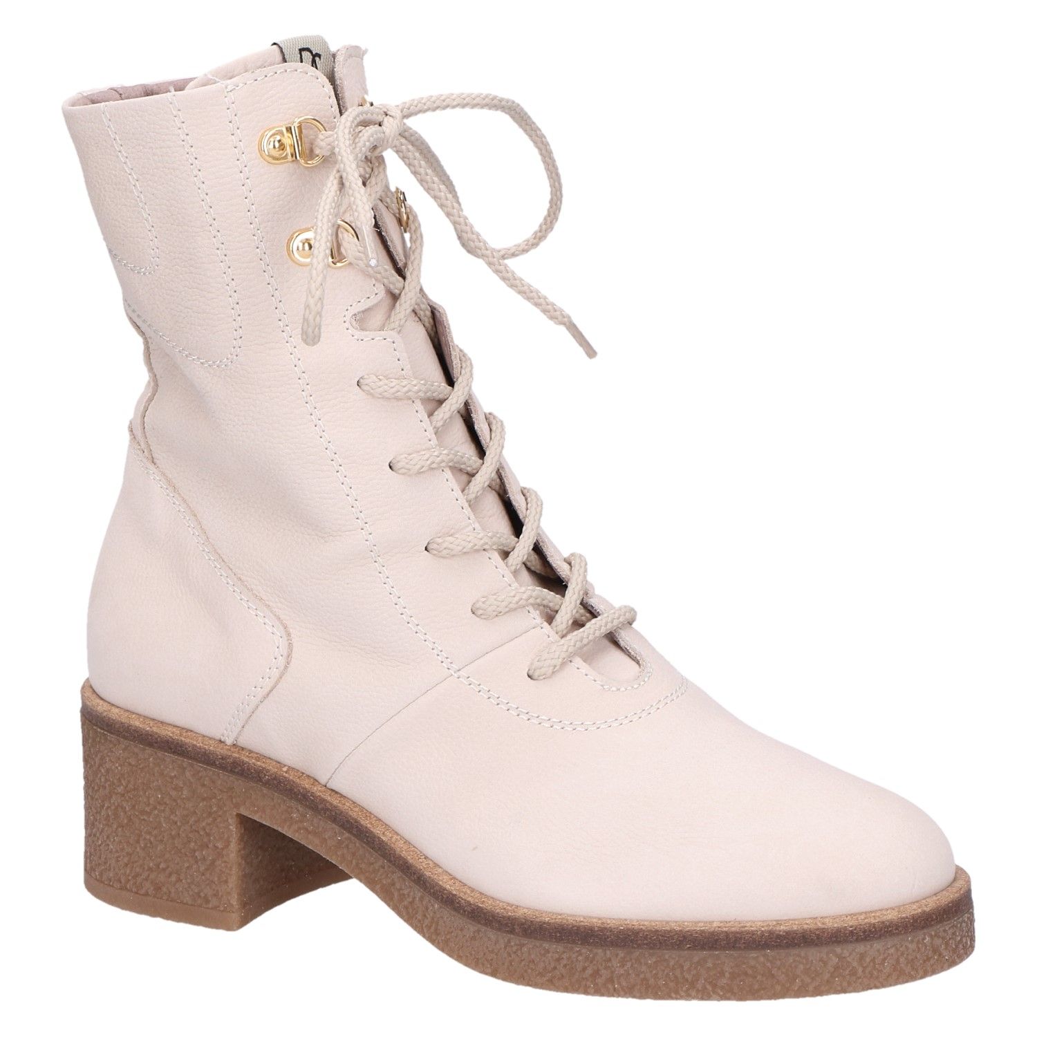 DL Sport 6126 Veterboot dune suede met artikelnummer 6126 dune verkrijgbaar  bij Beurskens schoenmode.