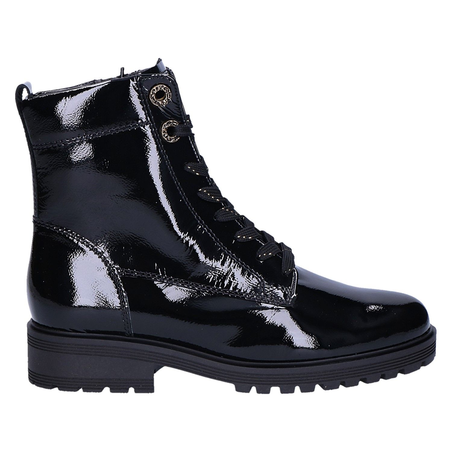 Gabor Veterboot zwart lak met artikelnummer zwart