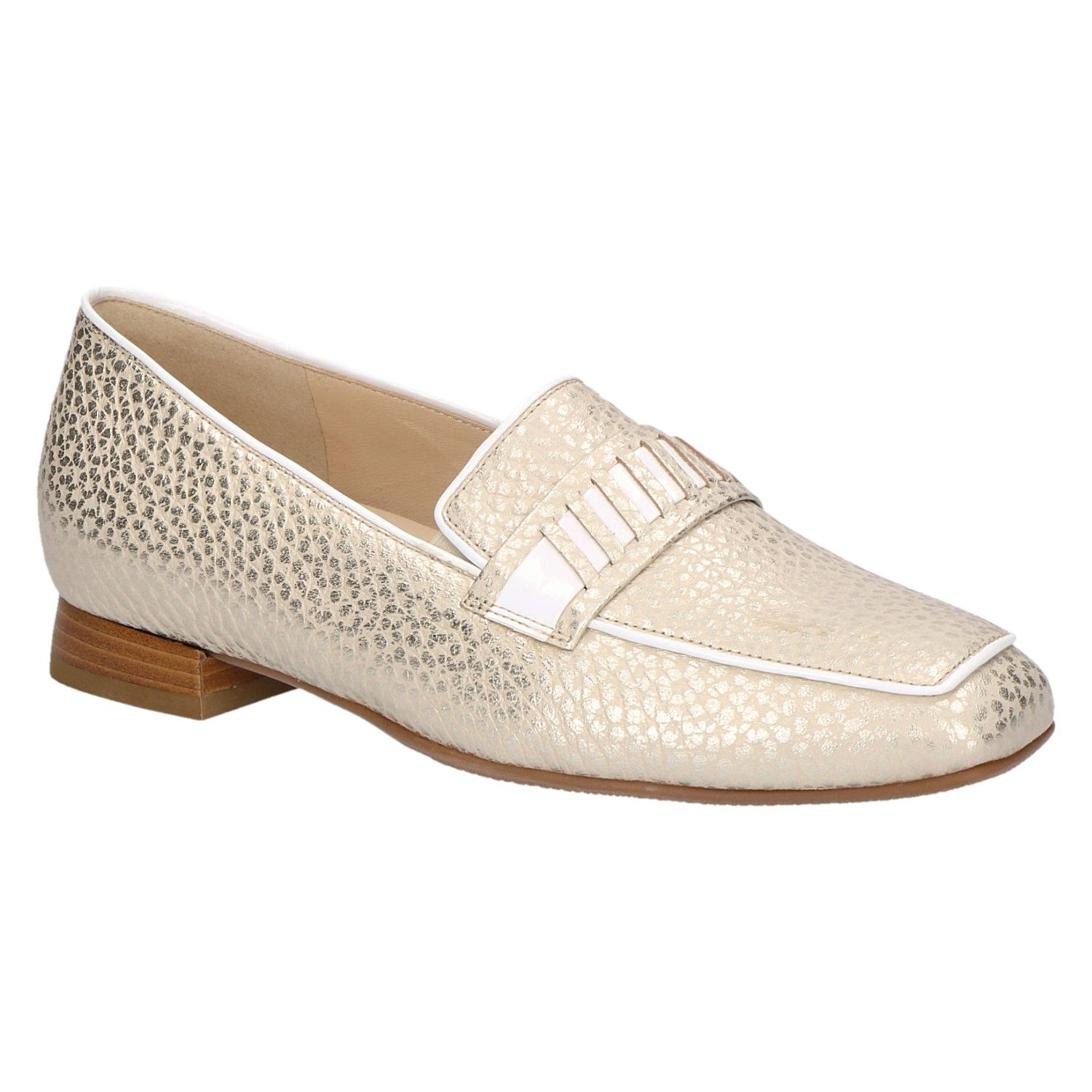 Hassia 9-300864 Napoli Mocassin platin weiss met artikelnummer 9