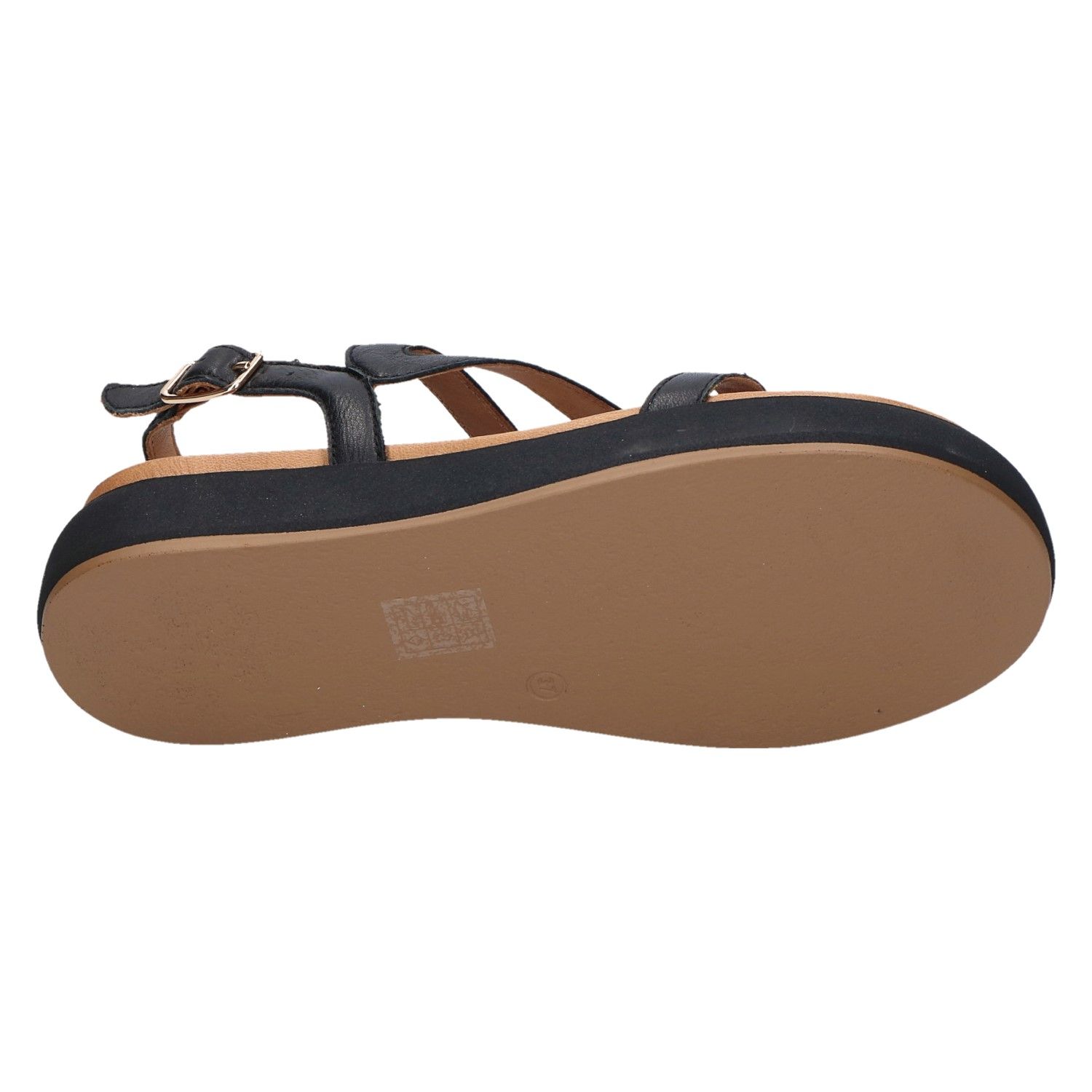 Inuovo A96003 Sandaal black leer met artikelnummer A96003-black