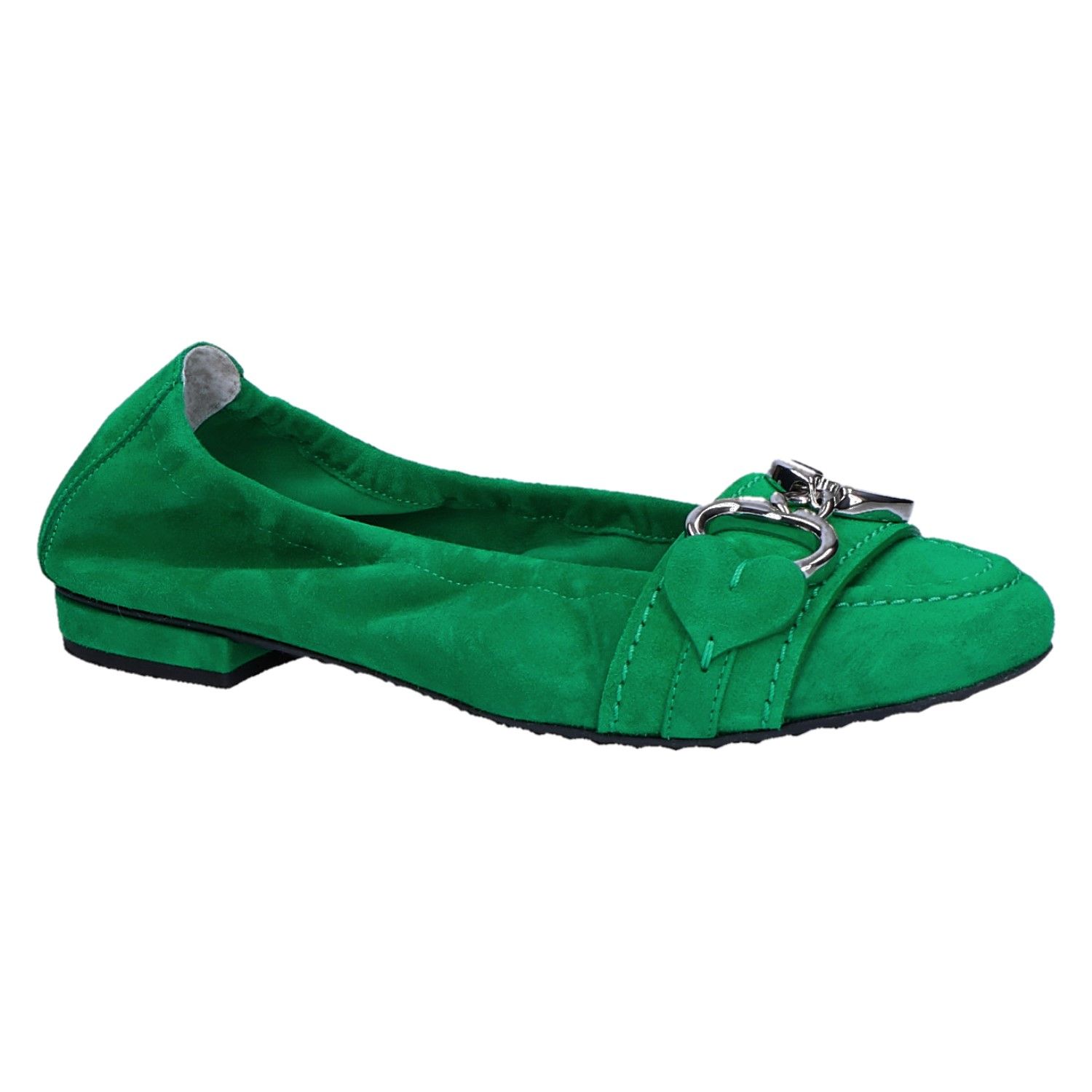 Karakteriseren adopteren Tulpen K&S 91-10040 Ballerina leaf/groen suede met artikelnummer 91-10040-502  verkrijgbaar bij Beurskens schoenmode.