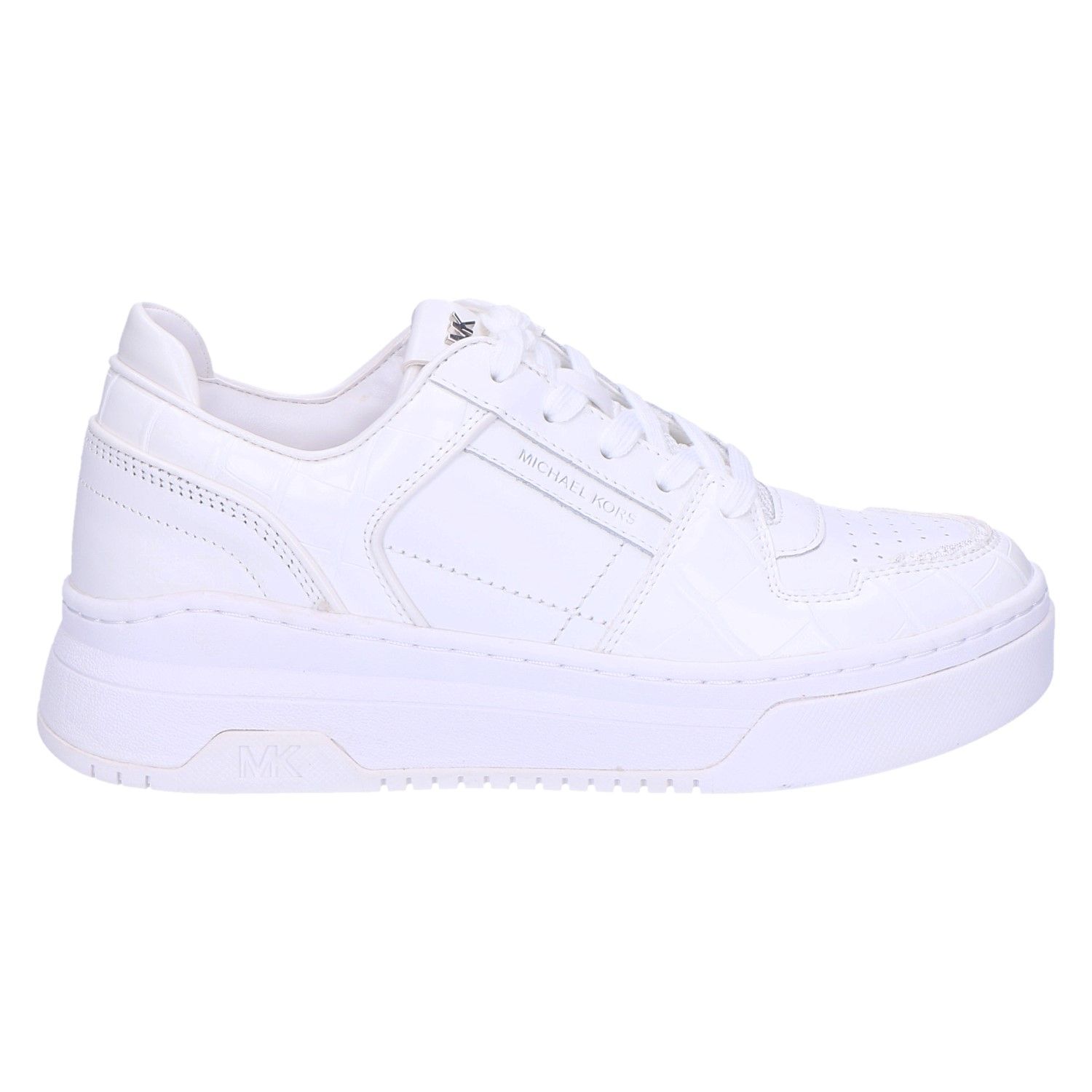Bedrijf Succesvol Gastheer van Michael Kors Michael Kors Lexi Sneaker bright white met artikelnummer  43T1KXFS5L119 verkrijgbaar bij Beurskens schoenmode.