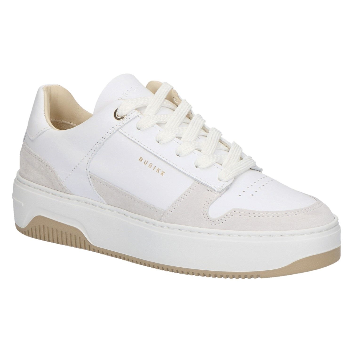 NKB N-1 CREAM 20g 38,000円 Nubikk Basket Court L white combi suede met artikelnummer Basket