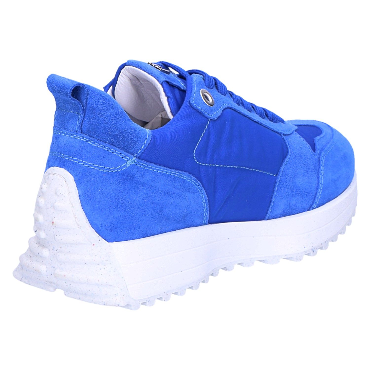 afstand ingewikkeld Komst Red-Rag 76930 Sneaker blue suede met artikelnummer 76930-623 verkrijgbaar  bij Beurskens schoenmode.