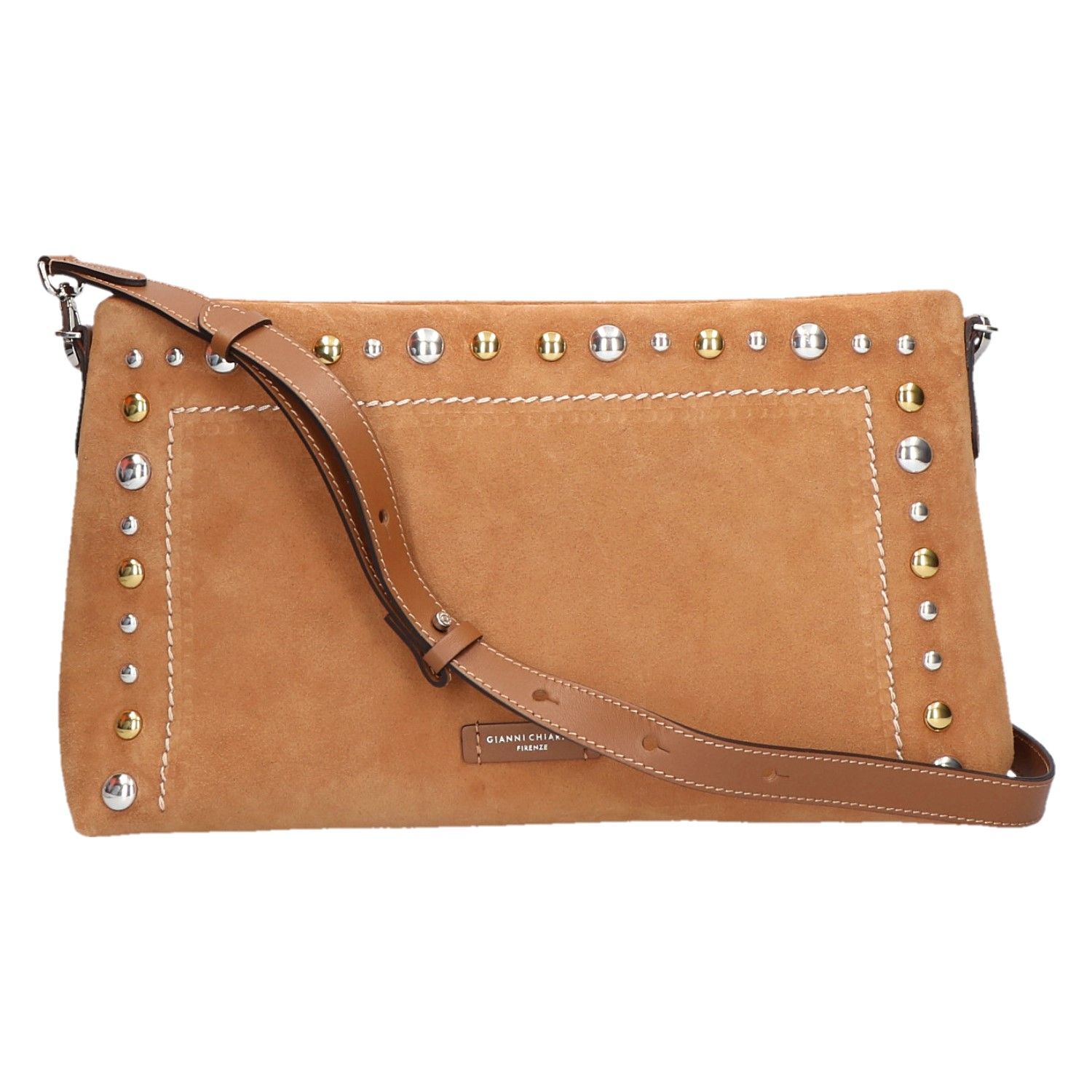 Gianni Chiarini BS11985 Elisa caramel suede 35x20x5 cm met