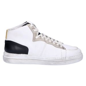 WG88 Sneakerboot white black leather
