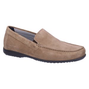 Giumelo Instapper taupe velour suede
