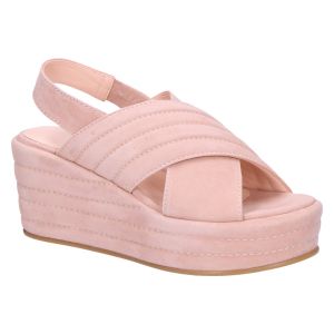 Zinda 1362 Sandaal sleehak sky/lichtblauw suede met artikelnummer 1362-sky  verkrijgbaar bij Beurskens schoenmode.