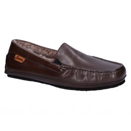 Sioux Farmilo – Pantofole Uomo In Pelle Con Fodera In Lana E Suola In Gomma Morbida - 4